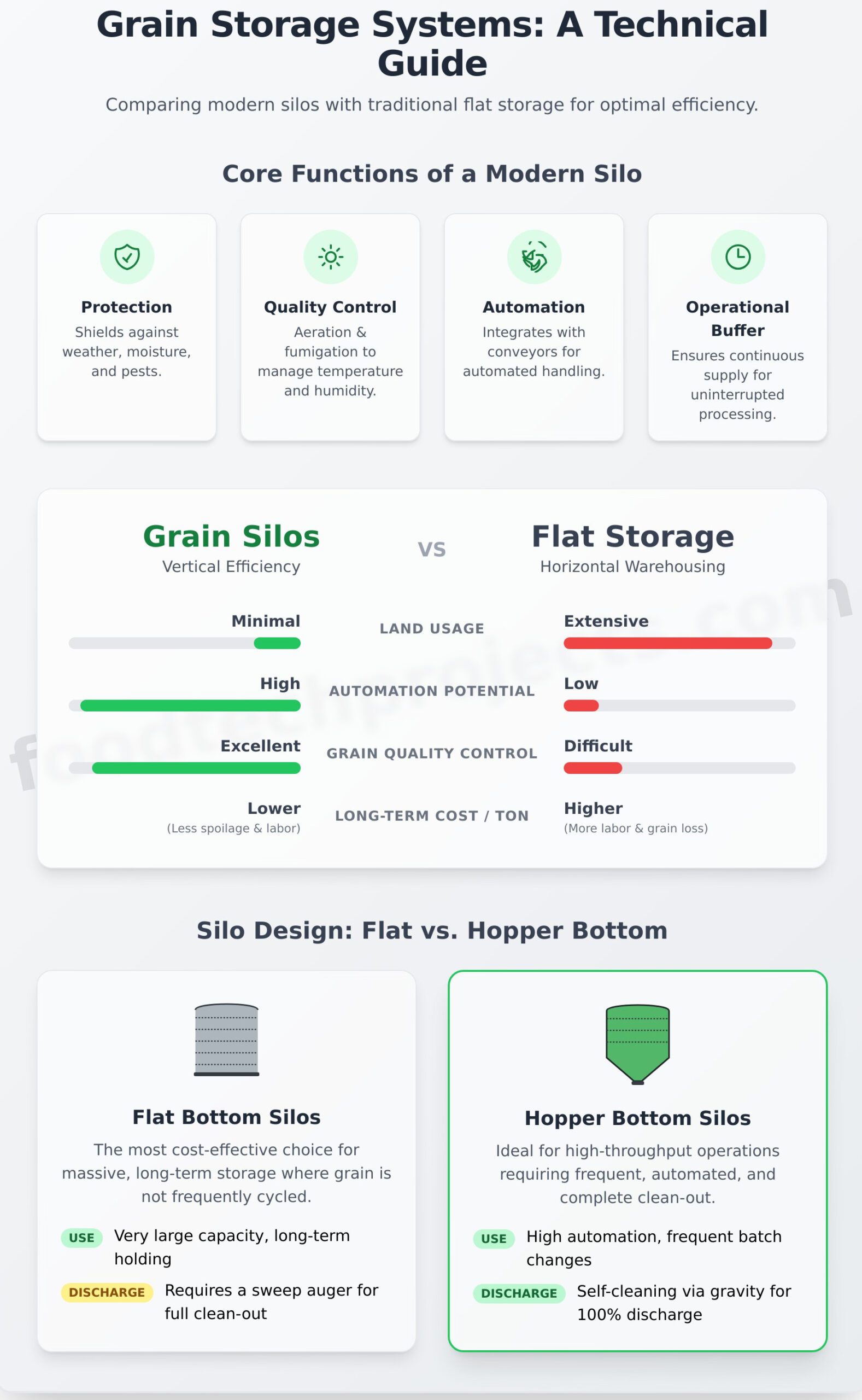 Grain Storage Silos: A Complete Guide to Engineering and Design - Infographic