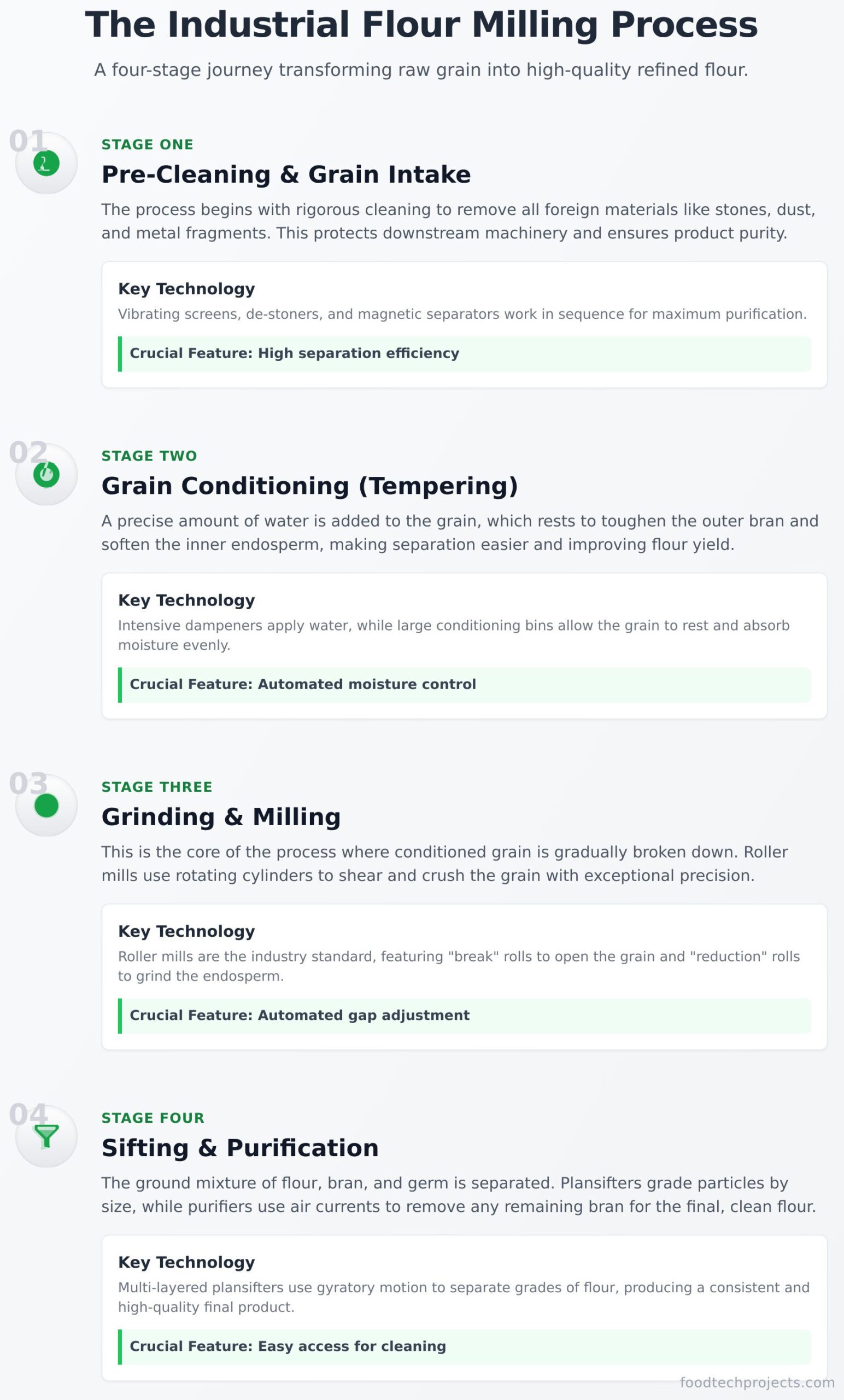 Key Features of Commercial Flour Mill Machineries: A Buyer’s Guide - Infographic