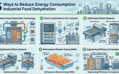 5 Ways to Reduce Energy Consumption in Industrial Food Dehydration
