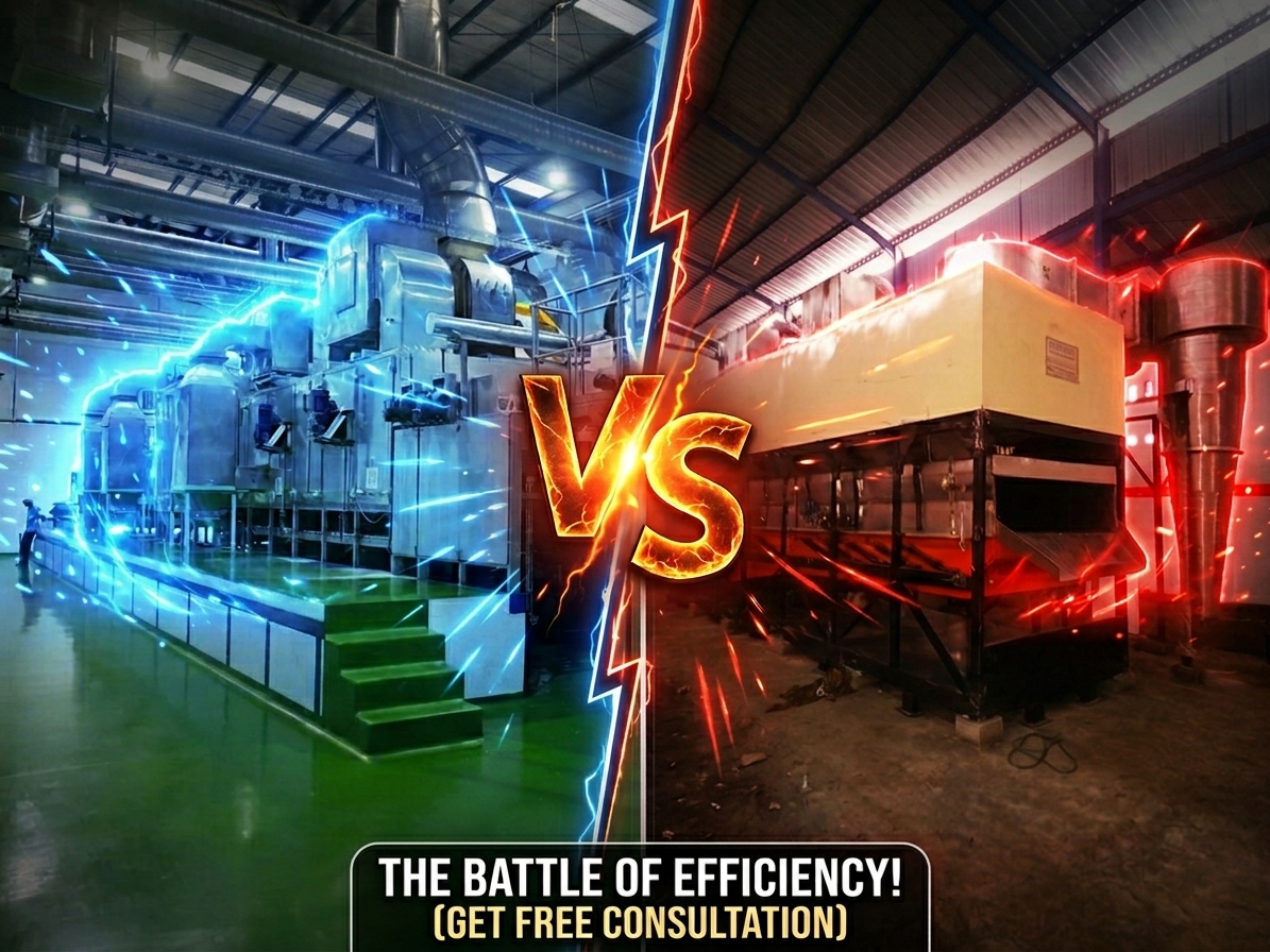 Band Dryer vs VFBD Band Dryer vs VFBD