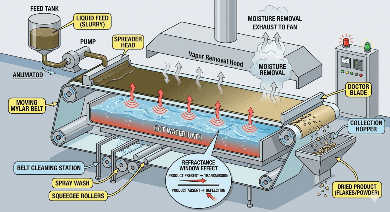 Vcd Drying Example Continuous Thin Film Dryer for Viscous Materials