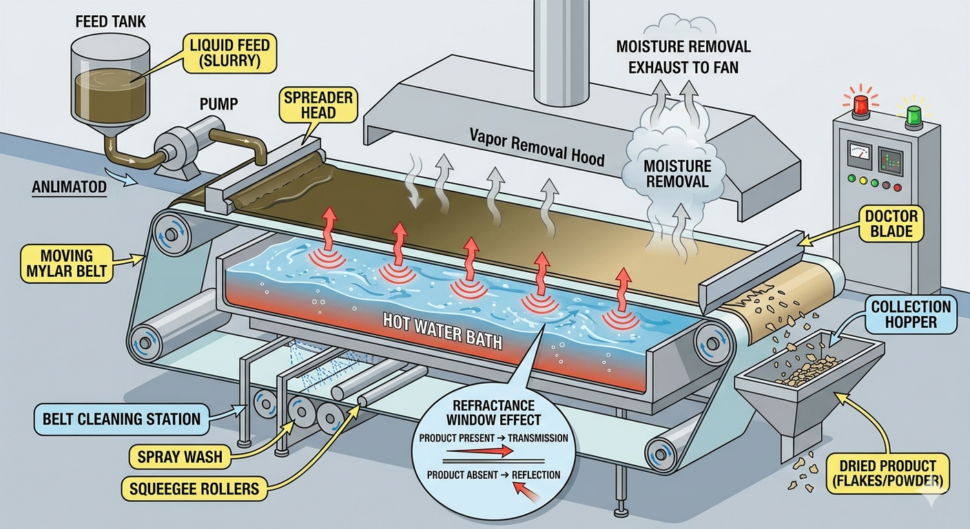 Continuous Thin Film Dryer